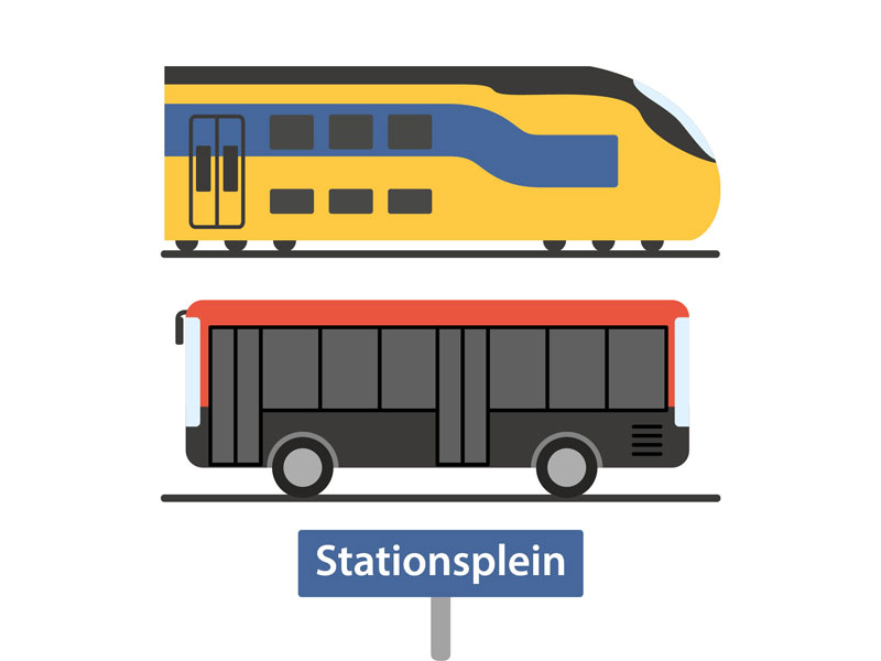 Het Stationsplein moet aansluiten bij de historische omgeving