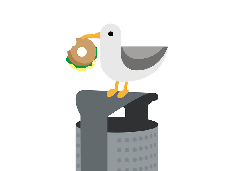 Een schone stad vrij van zwerfvuil, zonder meeuwen- en rattenoverlast